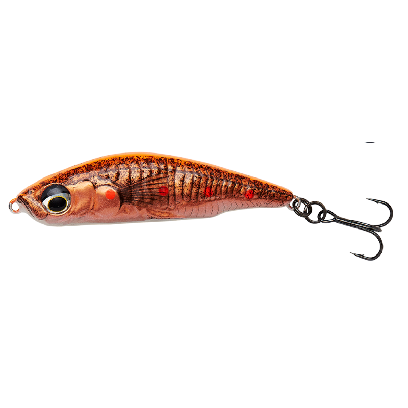 Savage Gear 17g 3D Sticklebait Wobler Fluo Orange Copper