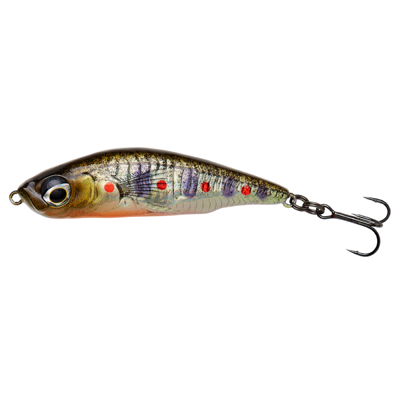 Savage Gear 17g 3D Sticklebait Wobler - Brune Ørred
