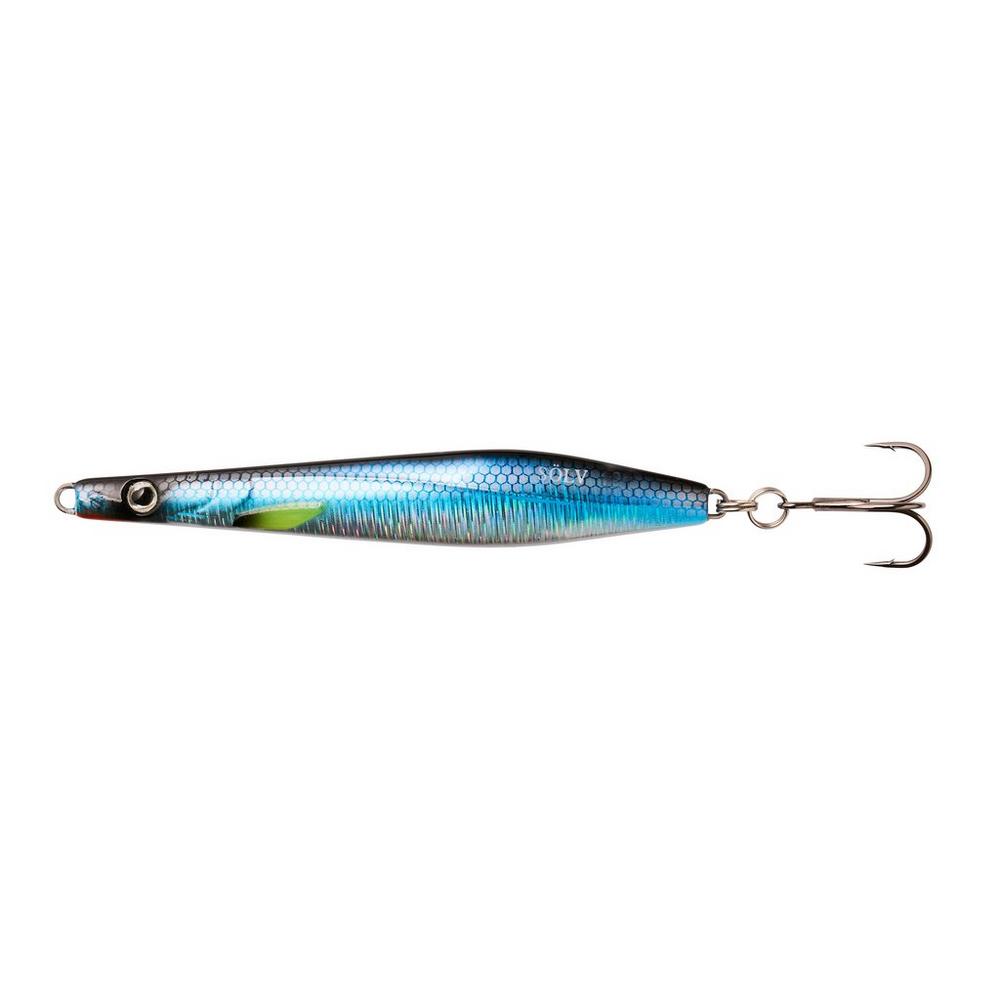 Sölv Spirr 12 cm 22g Gennemløbsblink - Blue Heering