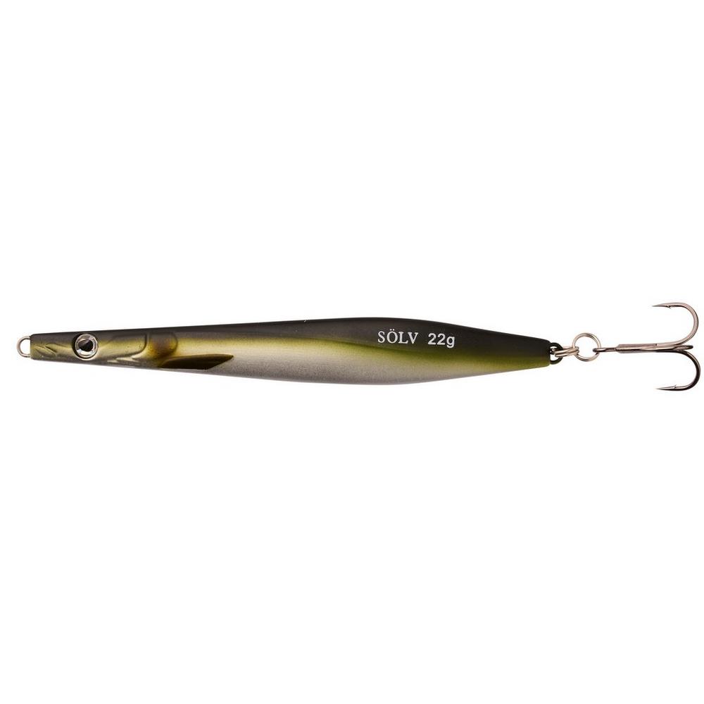 Sölv Spirr 12 cm Gennemløbsblink - Dark Sandeel Tilbud!