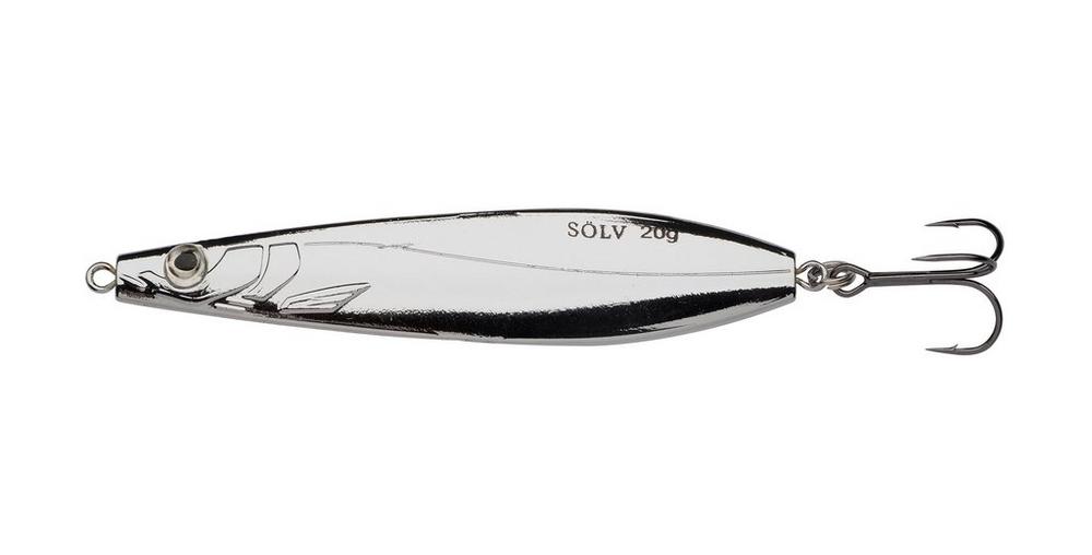 Abu Sölv Blixx Kystwobler Chrome 20g til Havørredfiskeri