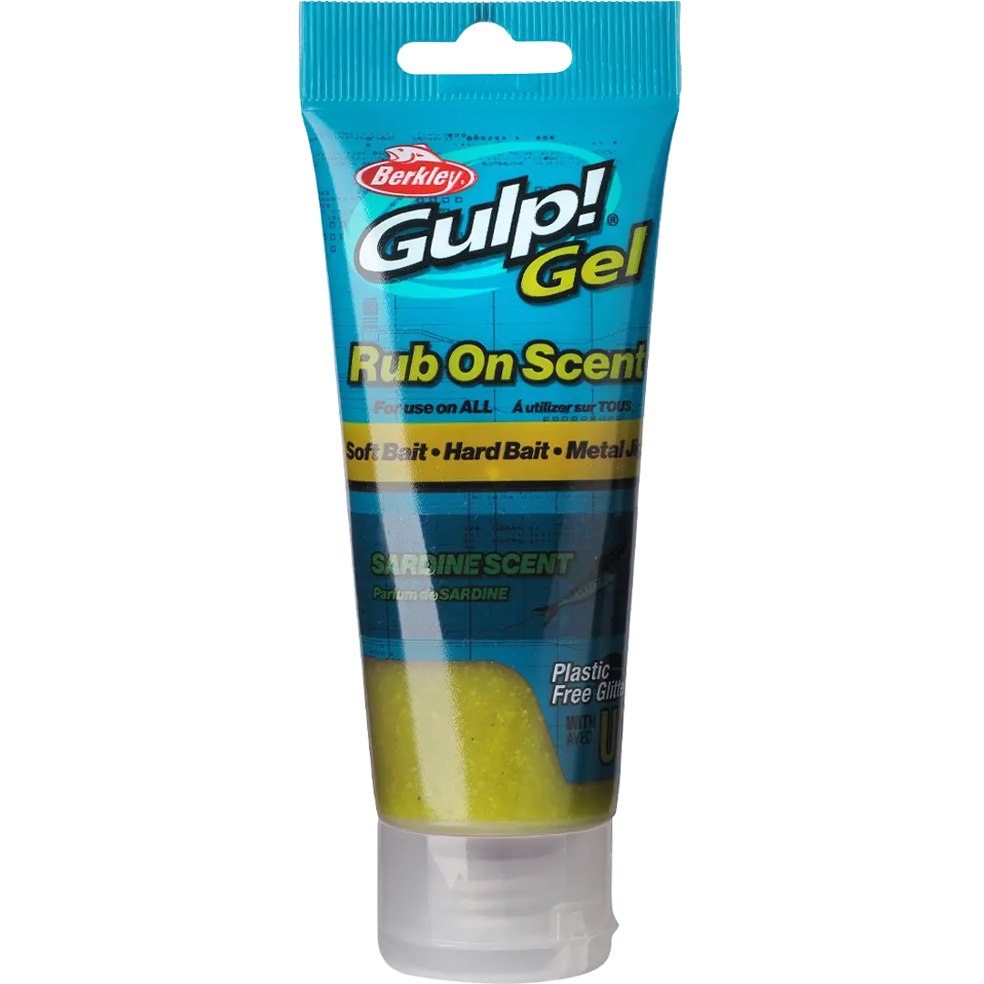 Berkley Gulp Gel Sardine Yellow Silver Flake