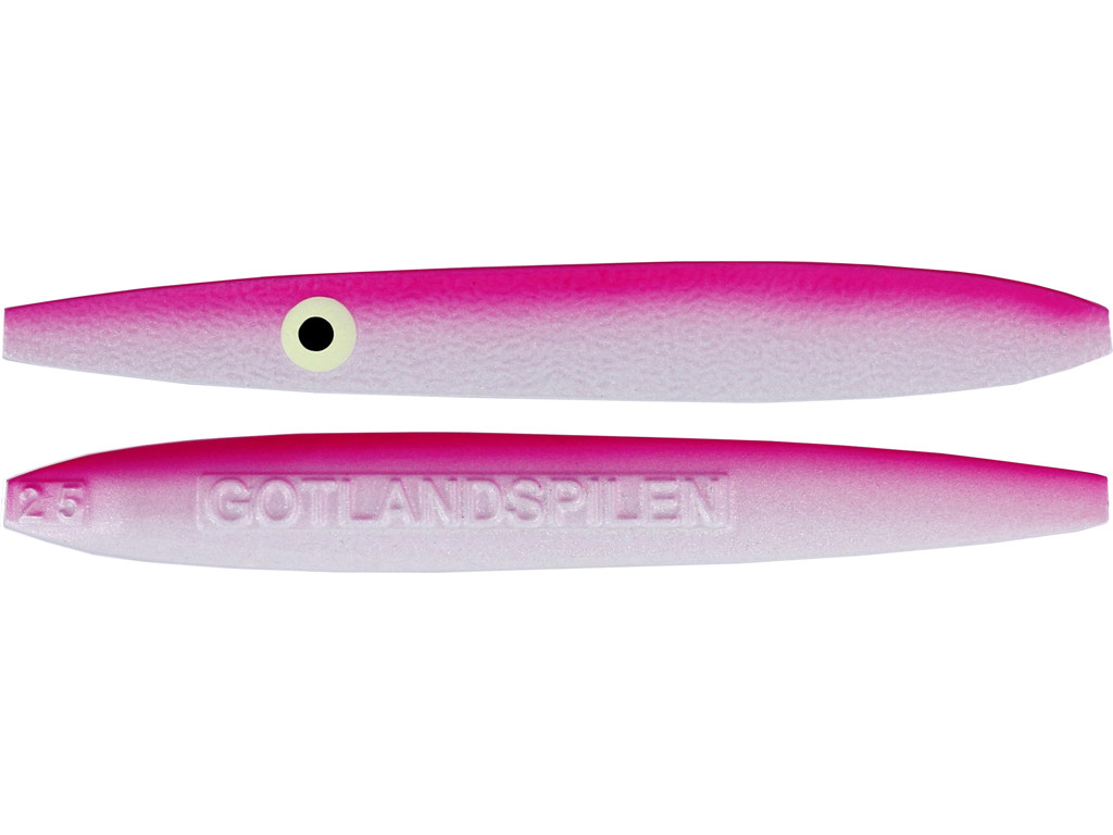 Gotlandspilen 18g Gennemløbsblink i Pink Pearl