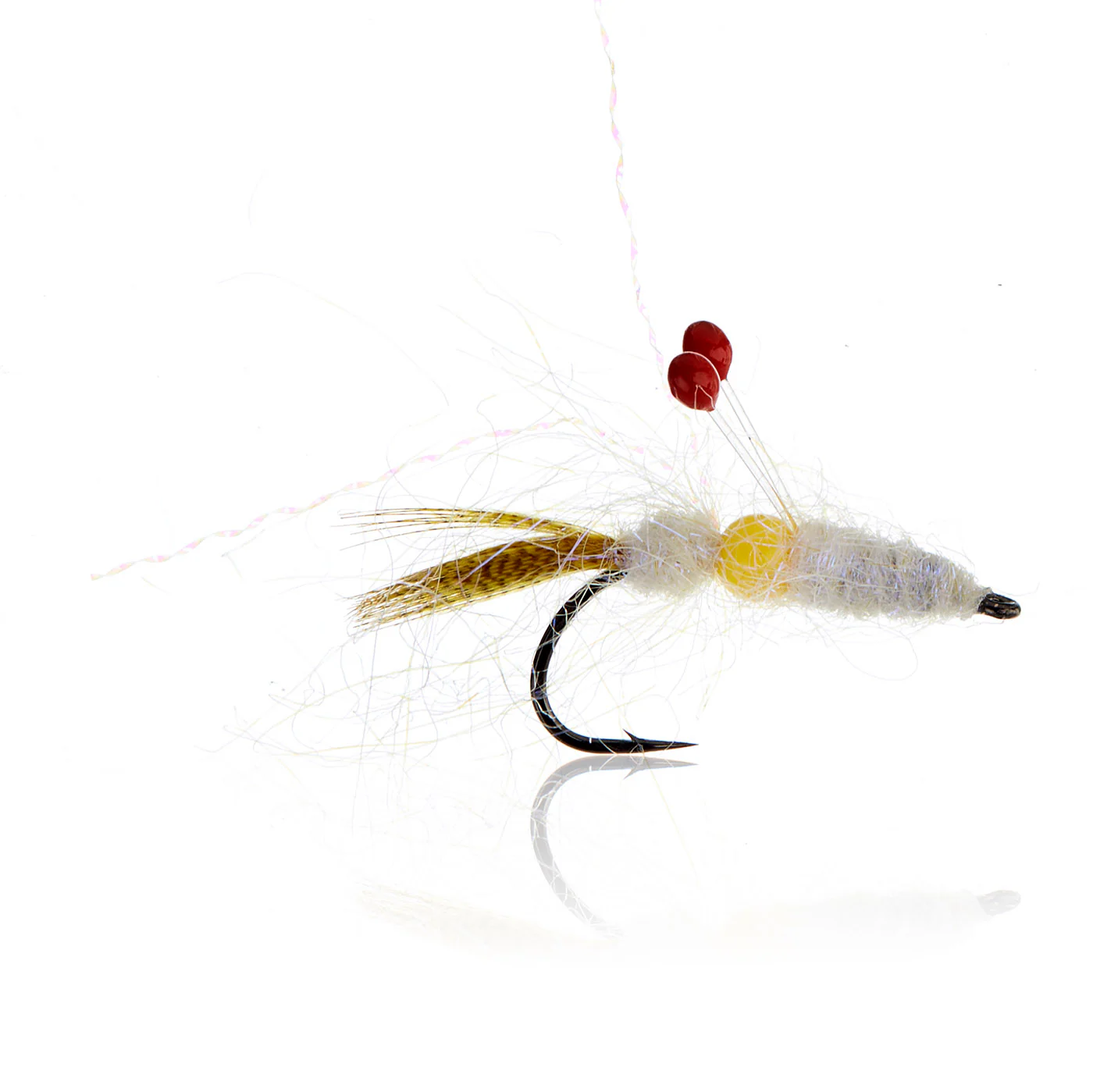 Hot Spot Shrimp Yellow Kystflue til Havørredfiskeri