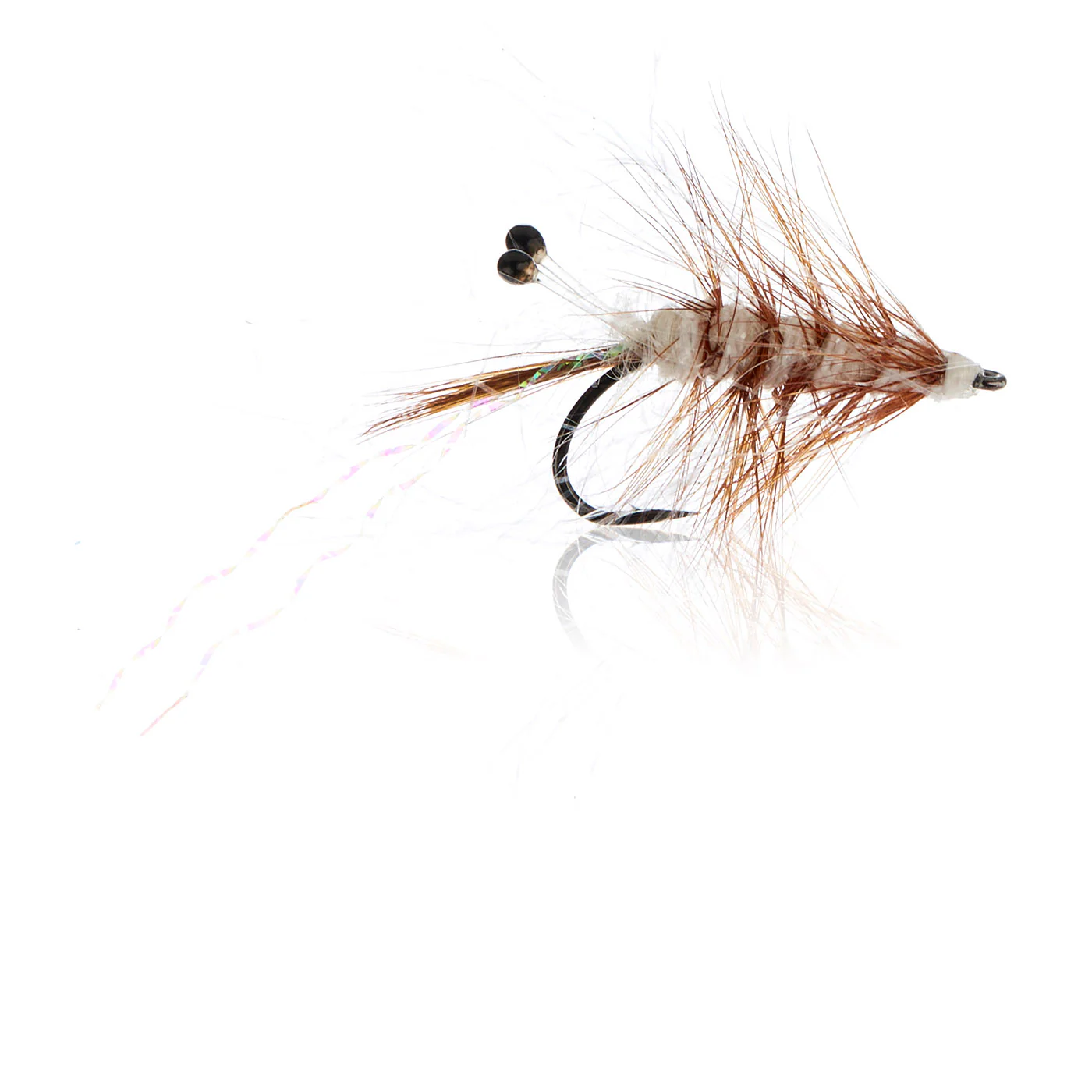 Polar Chenille Shrimp - Hvid Kystflue til Havørredfiskeri