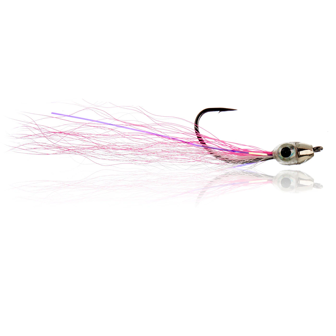 Jiggy White Pink Kystflue til Havørredfiskeri - Udsalg!
