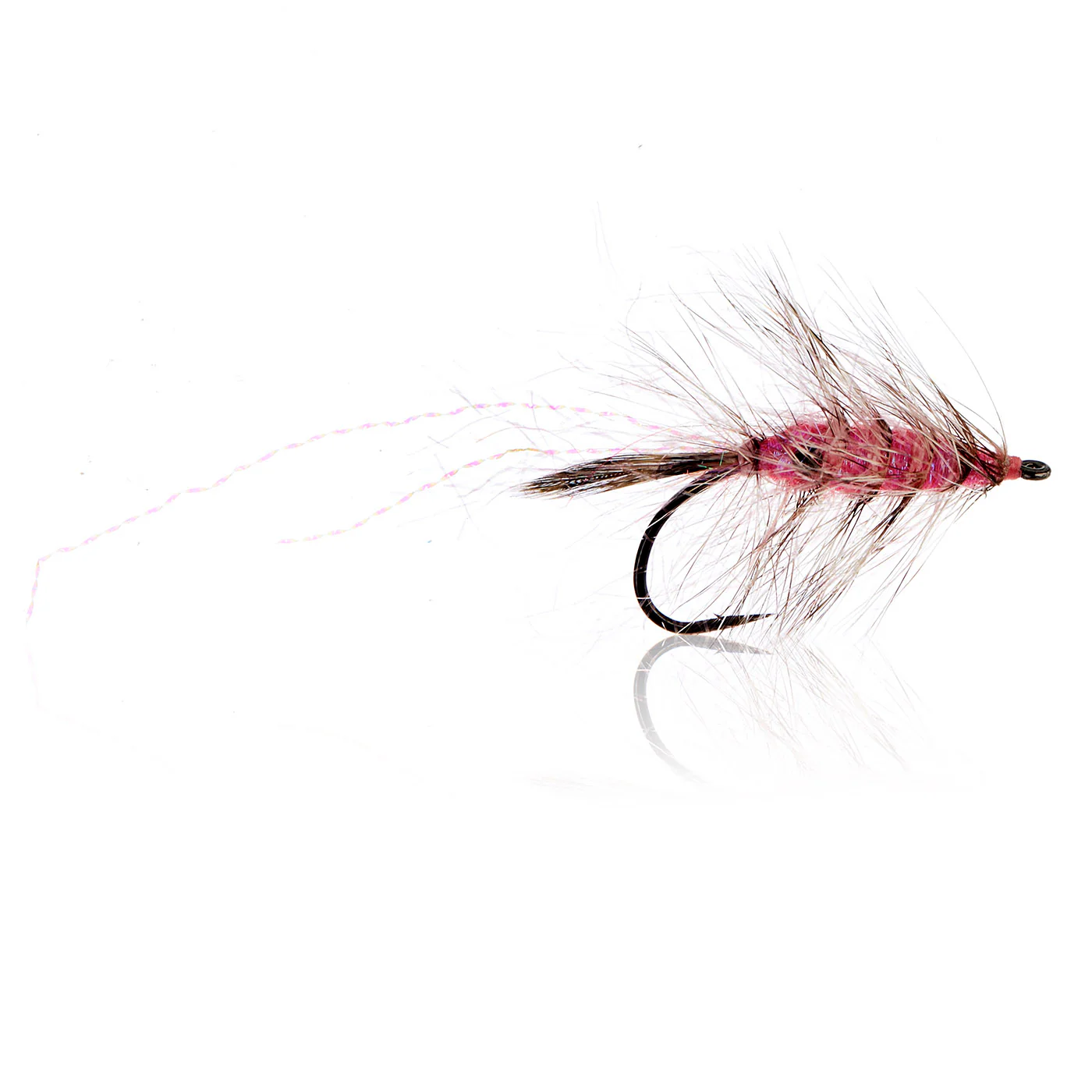 Polar Chenille Shrimp Pink - Kystflue til Havørredfiskeri