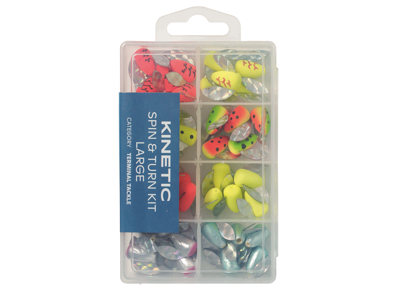 Kinetic Spin Tun Kit L 40pcs – Klar til Fiskeri!