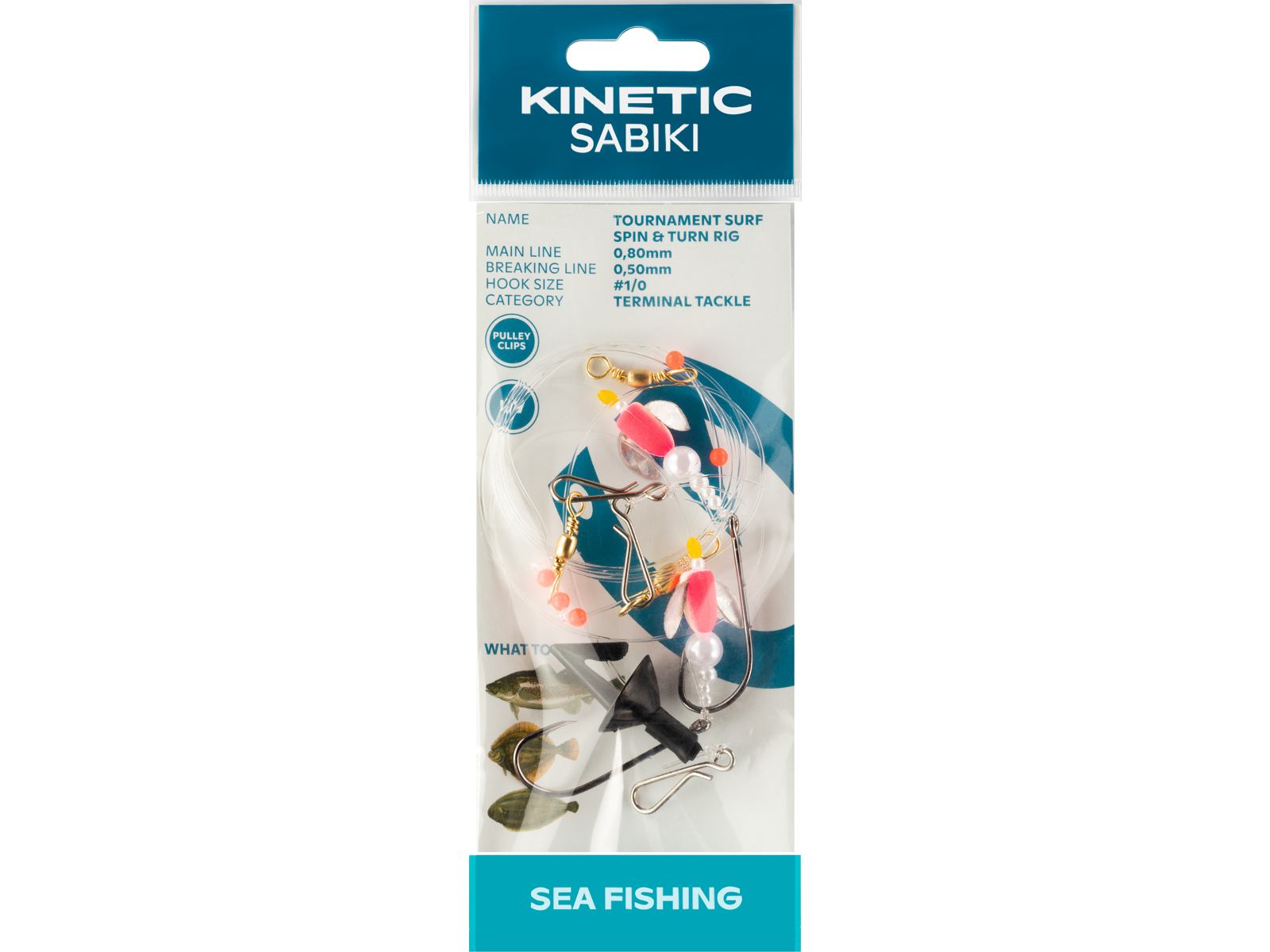 Kinetic Sabiki Surf Spin Fladfiskforfang - Uimodståelig!
