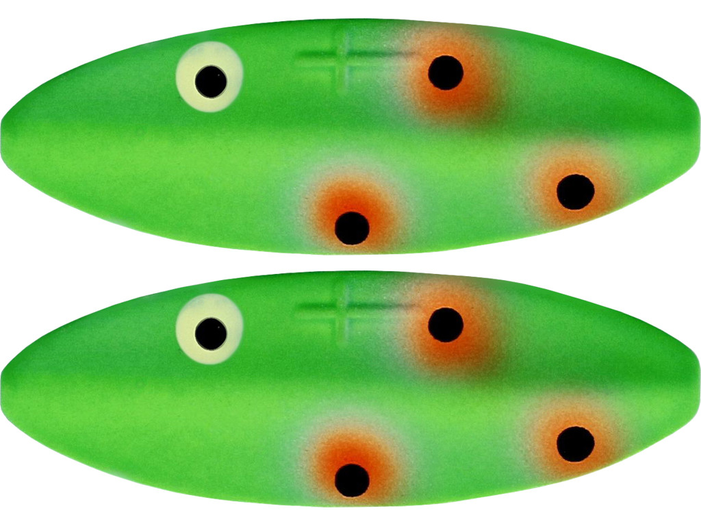 Præsten 3 5g Gennemløbsblink Green Clown - Fiskegrej Tilbud
