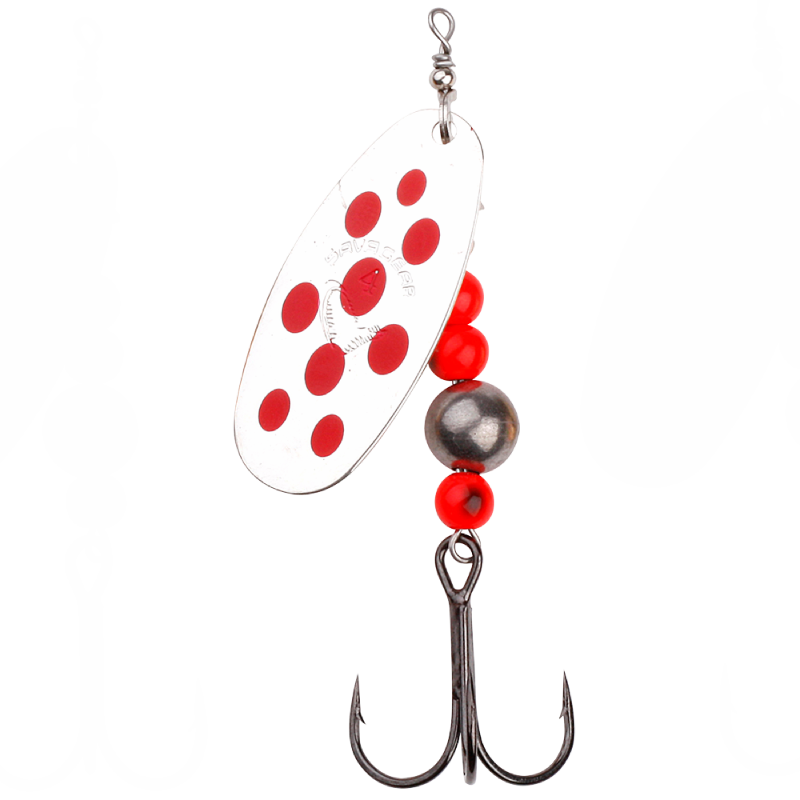 Savage Gear Caviar Spinner Flou Orange Silver 18g - Fiskegrej