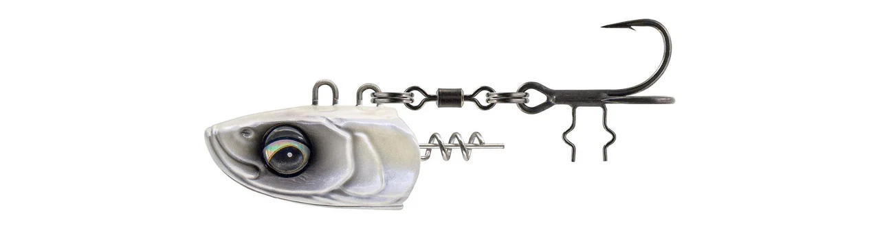 Savage Gear Monster Vertical Heads White Pearl 150g  2 0