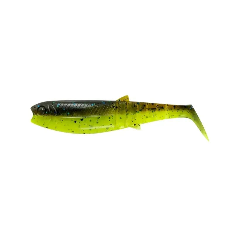 Savage Gear Cannibal Shad Chartreuse Pumpkin 20g - Fiskegrej