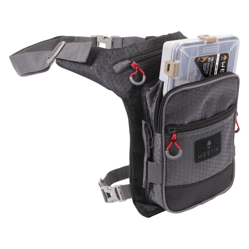 Westin W4 Ben Taske med Tackle Box - Titanium Black