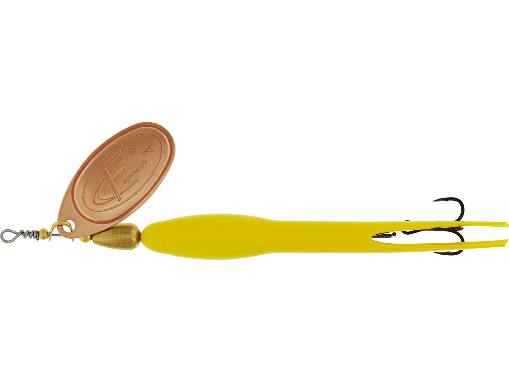 Westin FC Spinner Downstream 20g - Flouro Gul Kobberblad