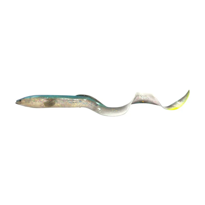 Savage Gear 3D Real Eel Grøn Lampret - Fiskegrej Tilbud!