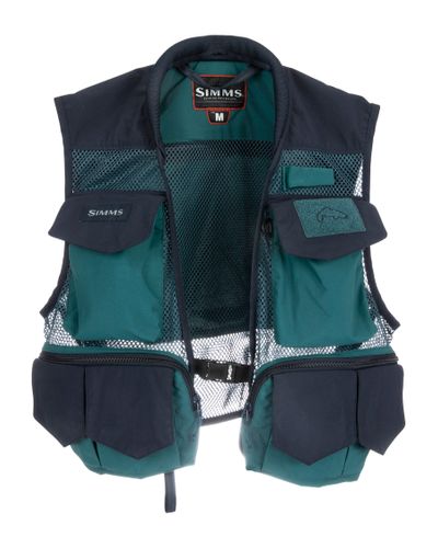Simms Tributary Fiskevest - Deep Sea Green på tilbud!