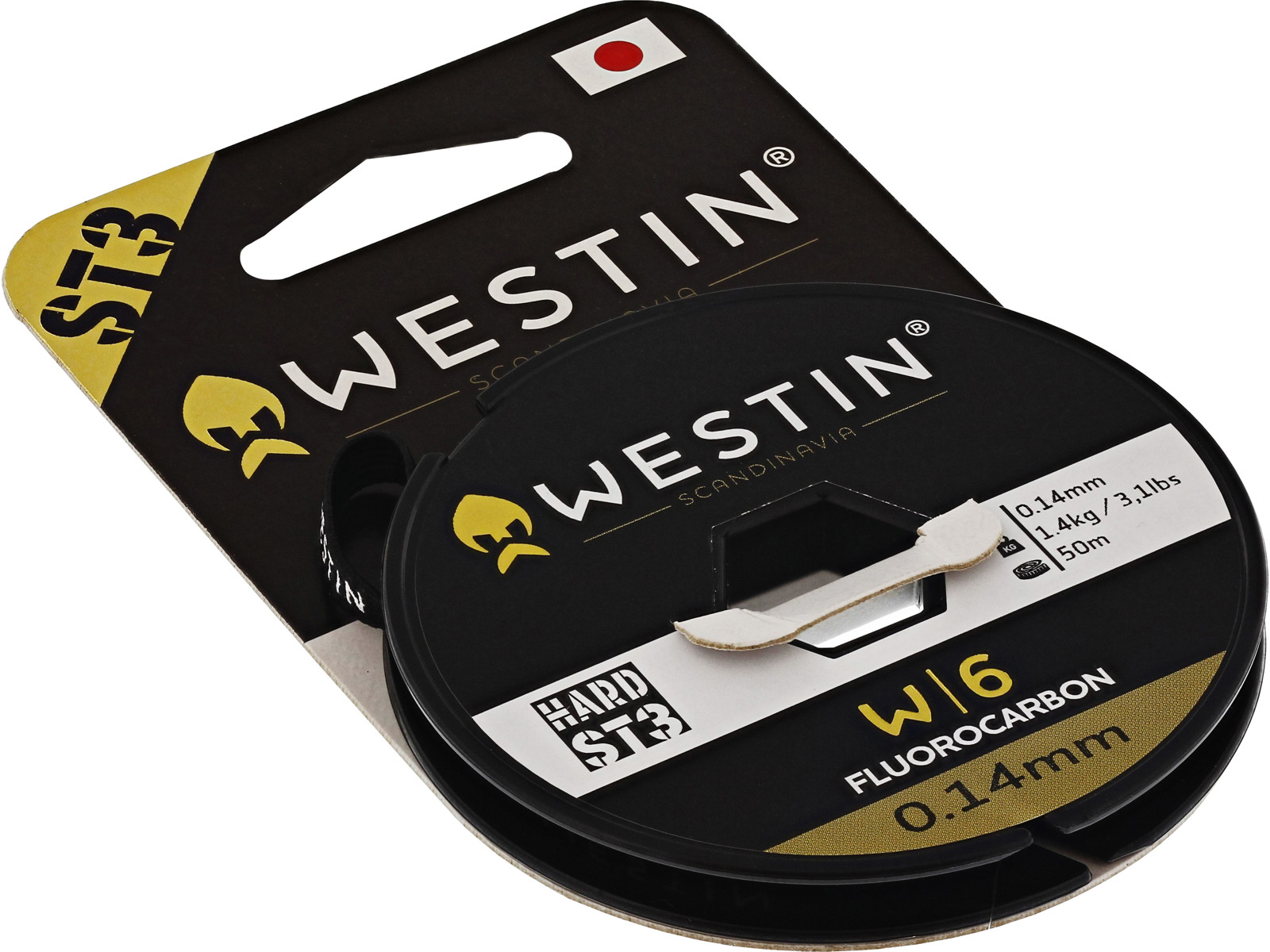 Westin W6 St3 Fluocarbon 0,14mm 1,4kg 50m - Fiskegrej tilbud!