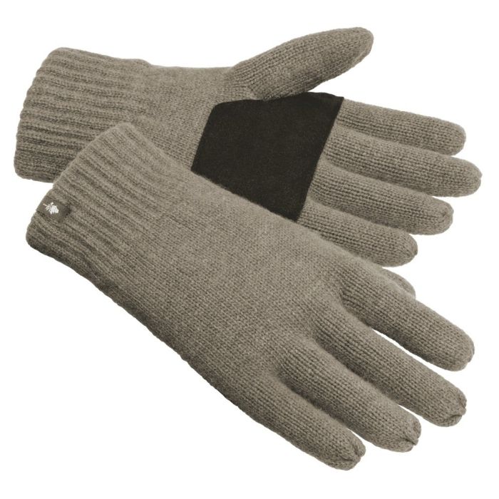 Pinewood Knitted Wool 5 Finger Handske Mole Melange