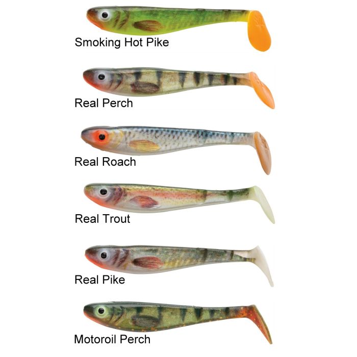Abu Svartzonker Mcperch Shad 7 5cm
