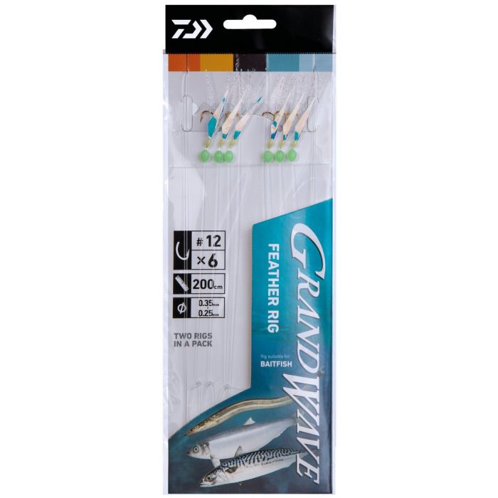 Daiwa Grand Wave Feather Rig Nr  2 Str  12  2pak