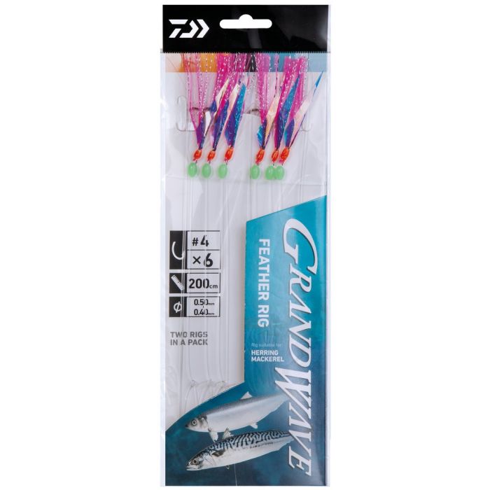 Daiwa Grand Wave Feather Rig Nr  3 Str  4  2pak