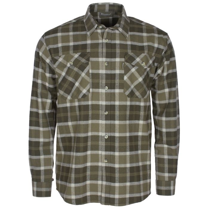 Pinewood H? Rjedalen Skjorte Moss Green H  Olive