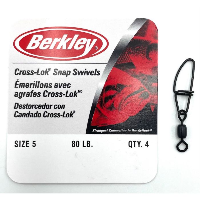 Berkley Cross Lok Snap Swivels