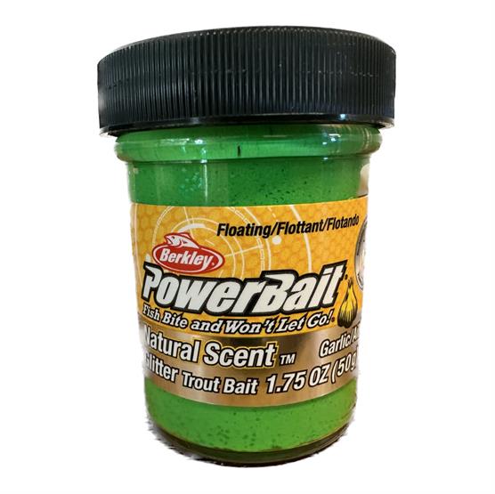 Berkley Powerbait Natural Glitter Agn til Ørredfiskeri