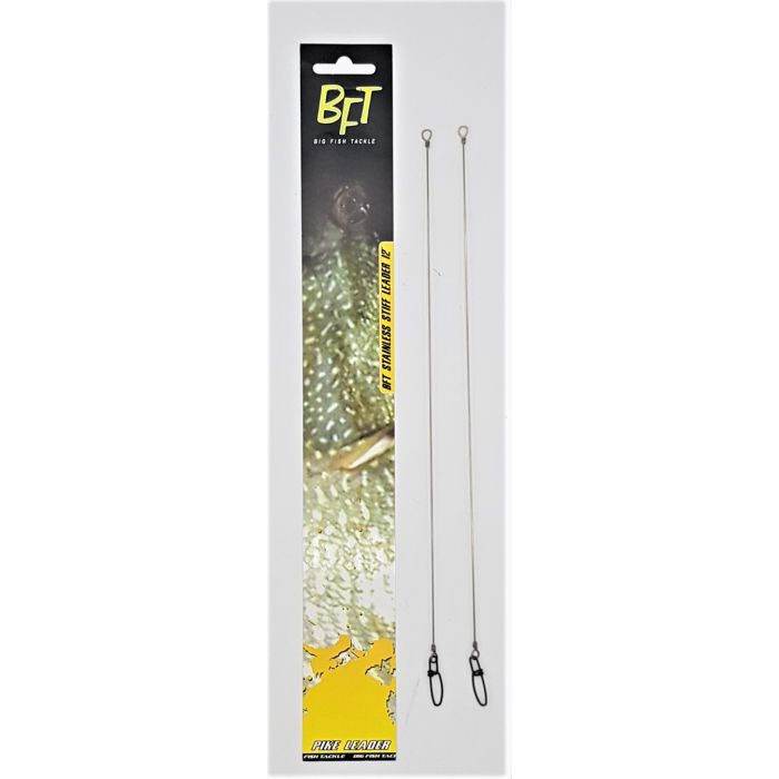 Bft Stainless Stiff Leader 12  2 Pak