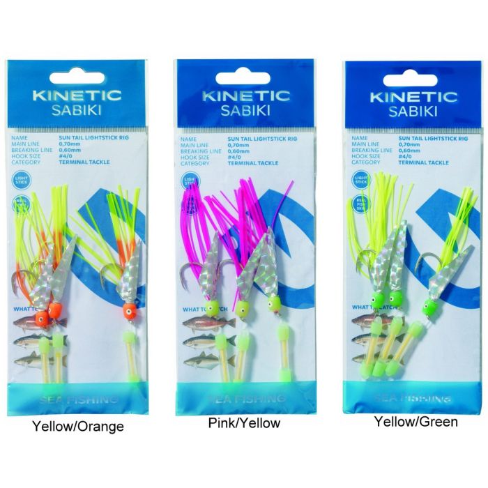 Kinetic Sabiki Suntail Lightstick  4 0