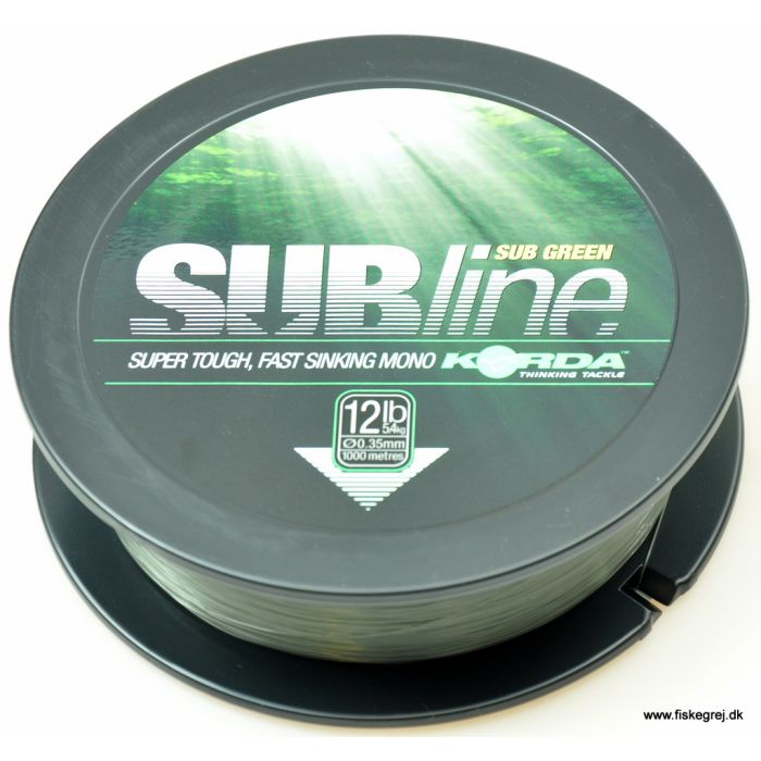 Korda Subline 1000m 0 35mm Grøn