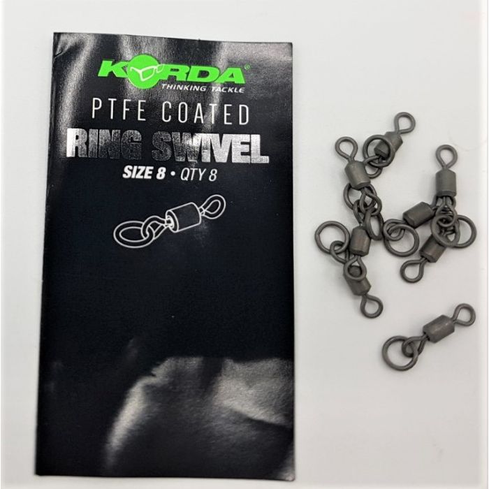 Korda Ptfe Ring Swivel Str  8