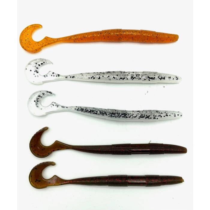 Westin Swimming Worm 13cm 5gr Clear Water Mix 7 5pcs