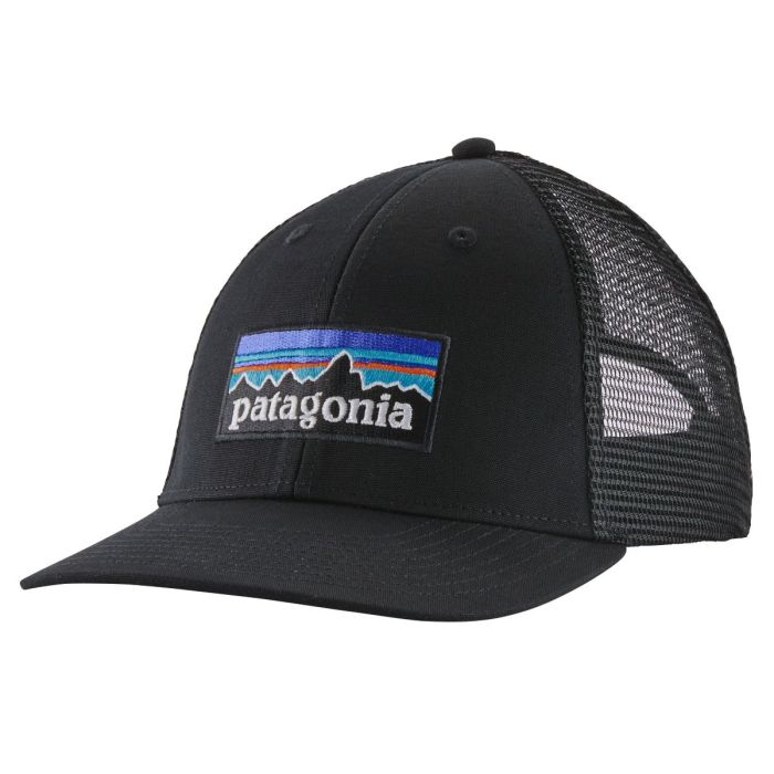 Patagonia P 6 Logo Lopro Trucker Cap Black