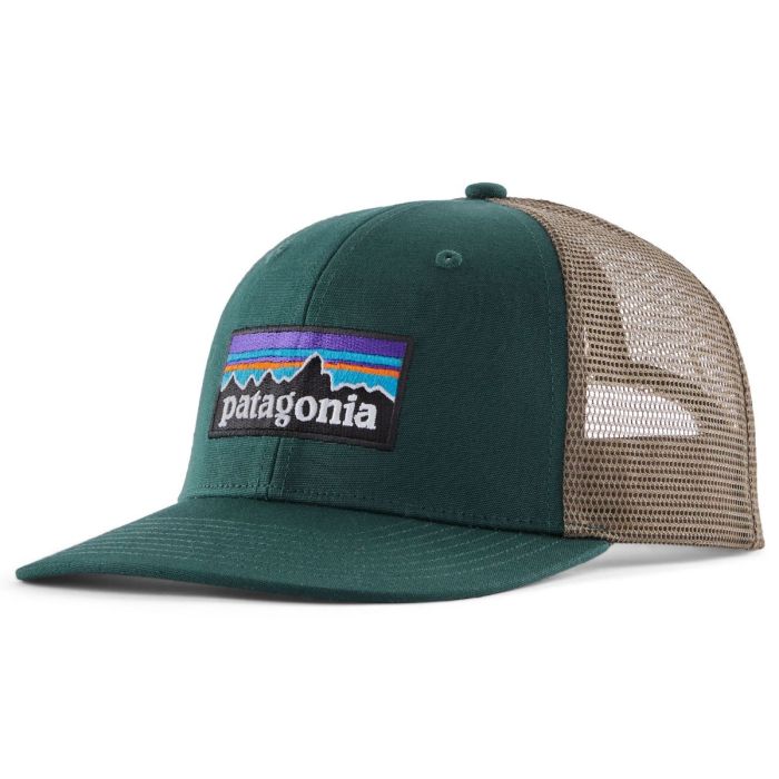 Patagonia P 6 Logo Trucker Cap Cascade Green