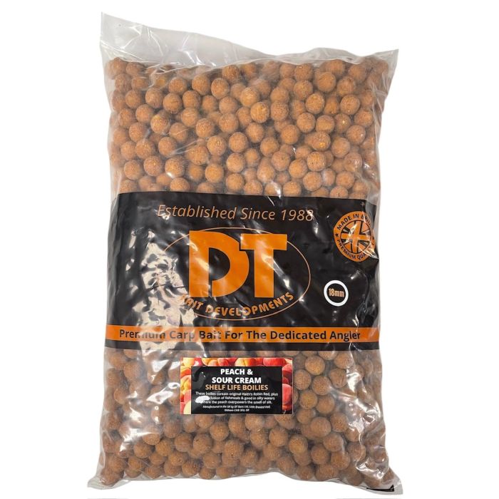 Dt Bait Peach   Sour Cream Boilies 5kg