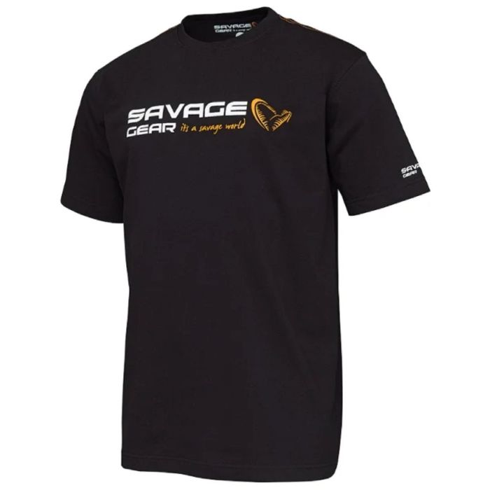 Savage Gear Signature Logo T Shirt Black Ink