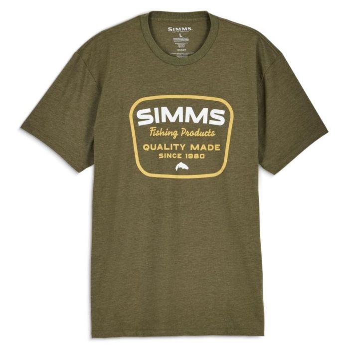 Simms Stamp Lock T Shirt Military Heather