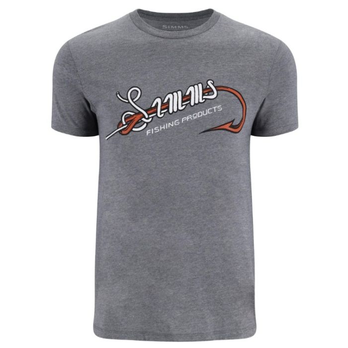 Simms Hook   Loop T Shirt Athletic Heather