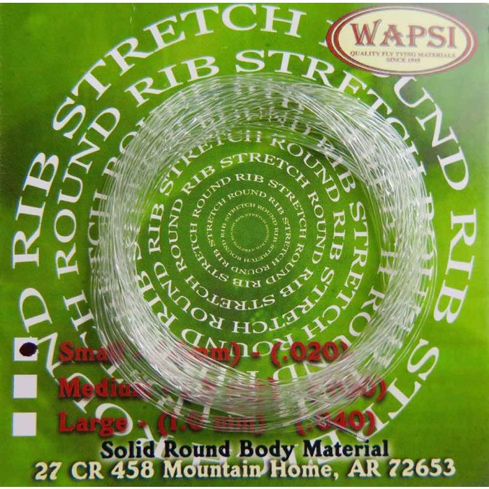 The Fly Co  Stretch Round Rib Clear