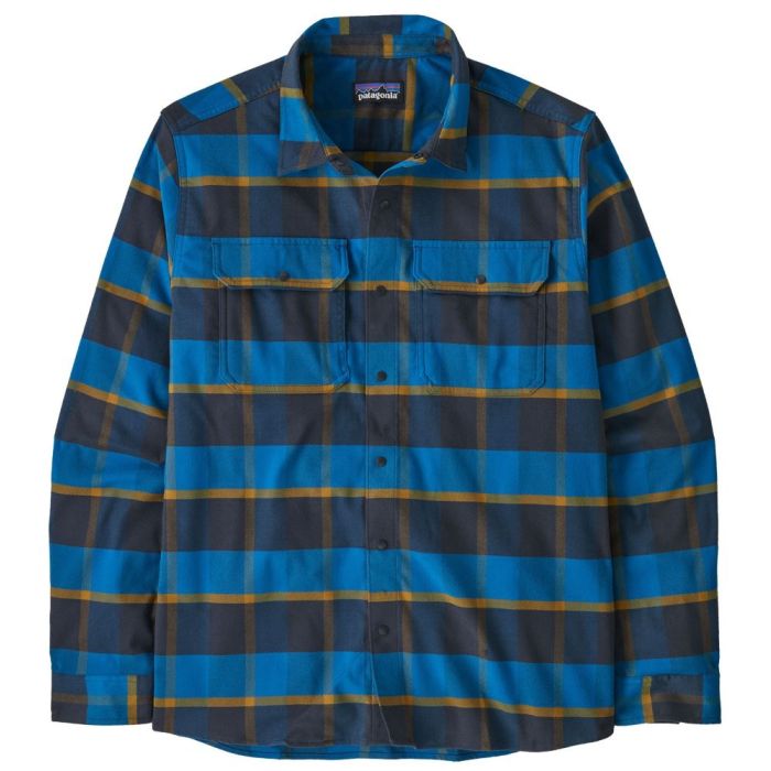 Patagonia Canyonite Flannel Skjorte Cliff S Edge:endless Blue
