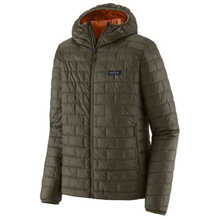 Patagonia Nano Puff Fitz Roy Trout Hoody Pine Needle Green