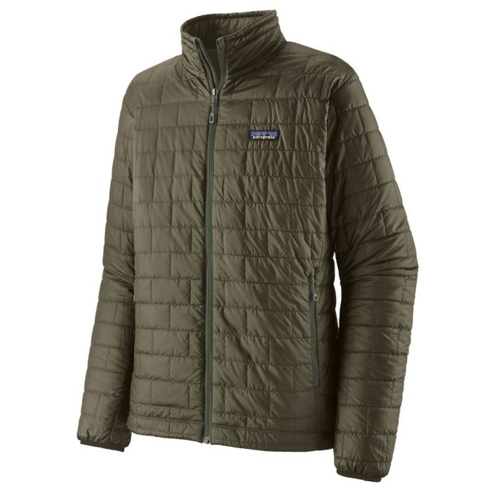 Patagonia M S Nano Puff Jakke Basin Green W Tent Green