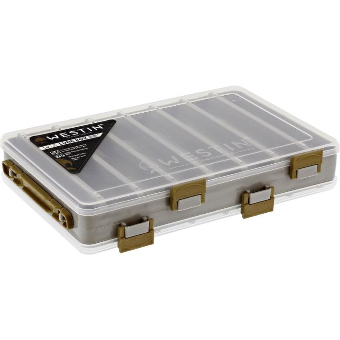 Westin W3 Lure Box Double Sided S S6 Grey Clear