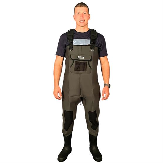 Ocean Neoprene Waders 5mm  Grey
