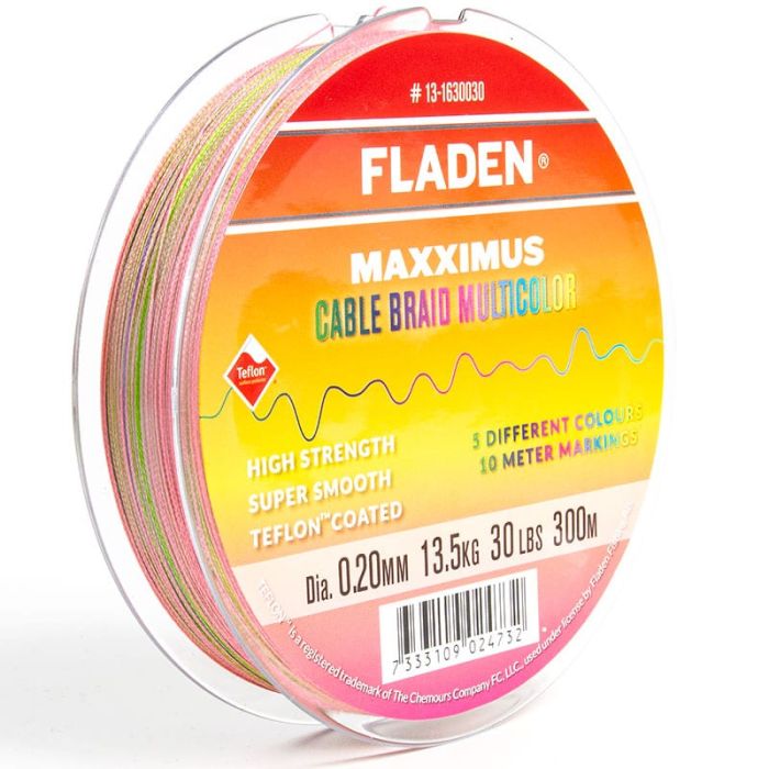 Fladen Maxximus Cable Braid Multicolor 300m