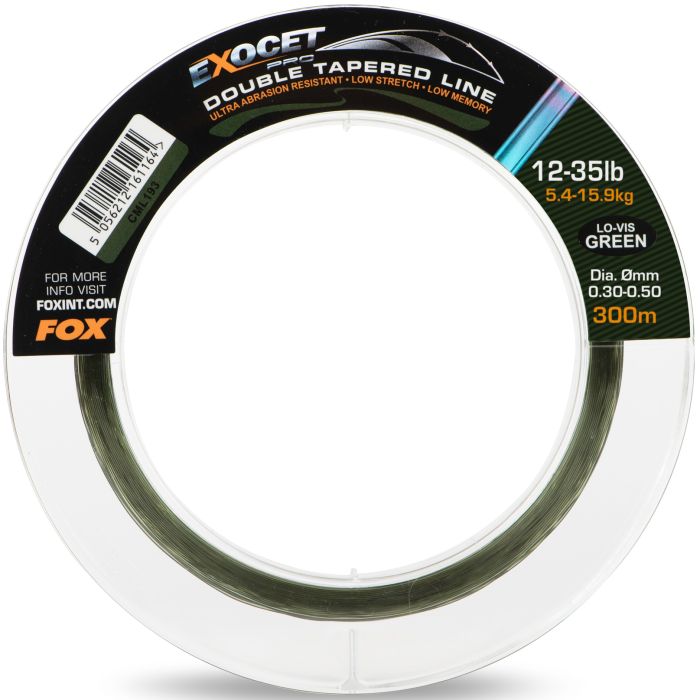 Fox Exocet Pro Double Tapered Line 0 30 0 50mm 300m