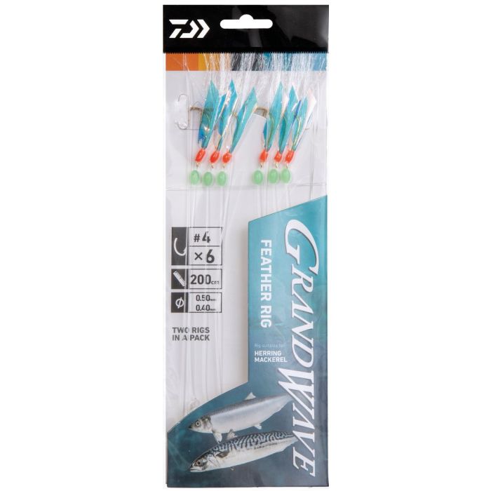Daiwa Grand Wave Feather Rig Nr  1 Str  4  2pak