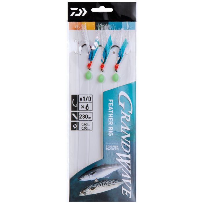 Daiwa Grand Wave Feather Rig Nr  1 Str  1 0